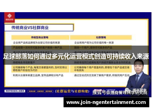 足球部落如何通过多元化运营模式创造可持续收入来源 足球部落如何通过多元化运营模式创造可持续收入来源